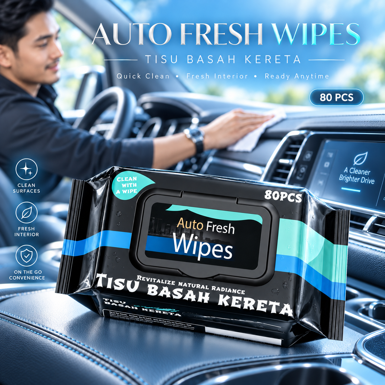 Kenali Tisu Basah Serbaguna Kereta