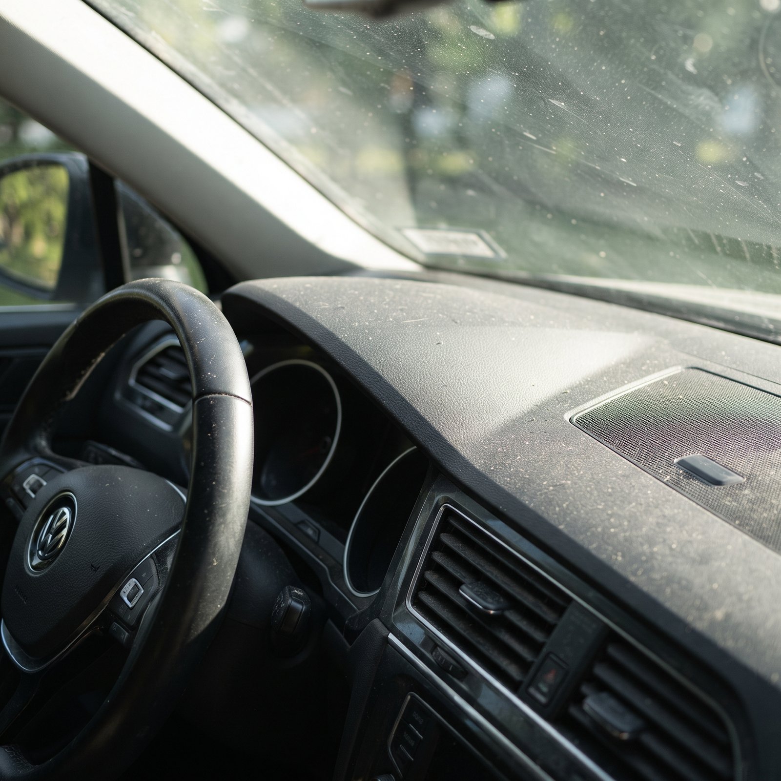 Dashboard berdebu
